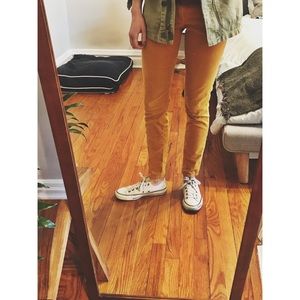 Banana Republic Corduroy Pants Mustard Yellow